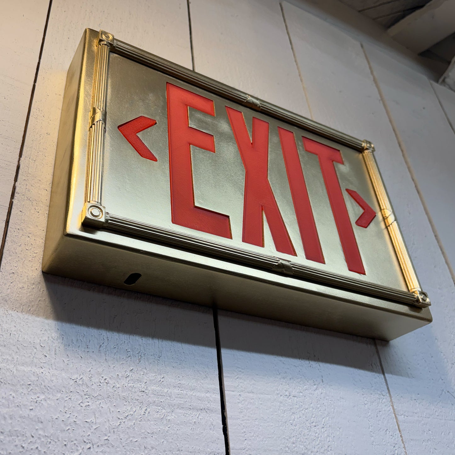 Vintage 20's Theatre Exit Sign