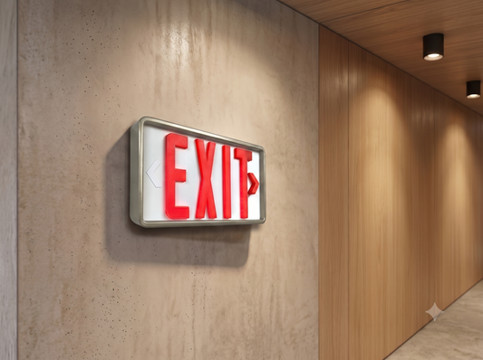 Simple Elegant Exit Sign