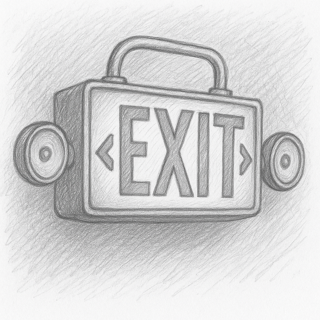 Emergency Lighting - Add-on for Flamsted Exit Signs