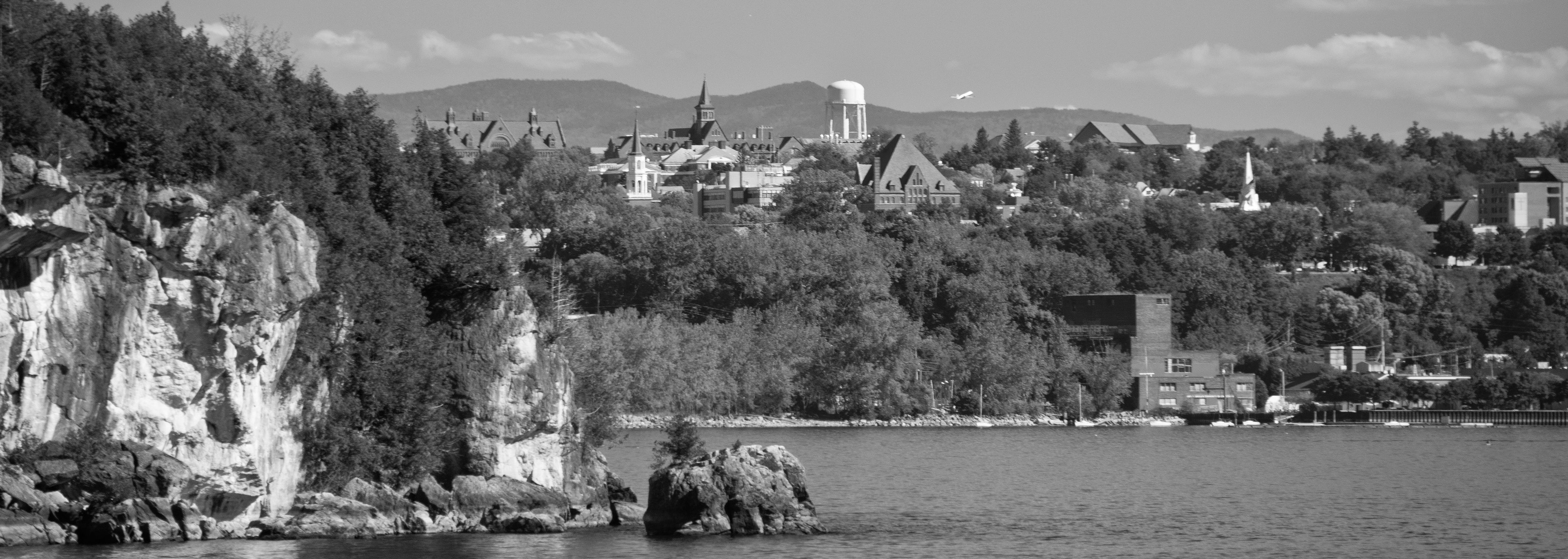 Modern custom exit signs in a stylish interior, showcasing Flamsted’s combination of safety, design, and architectural elegance.