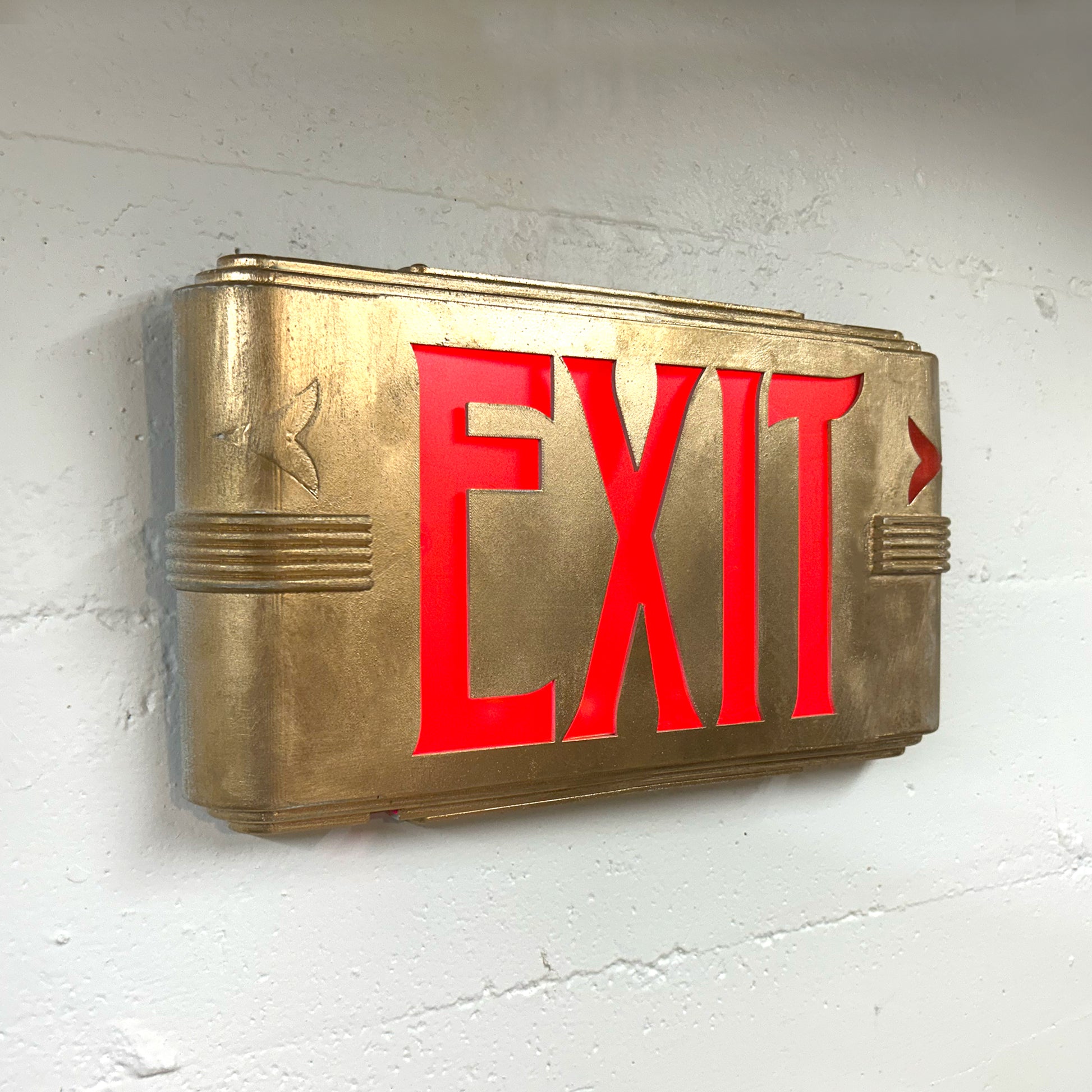 Art Deco Exit Sign