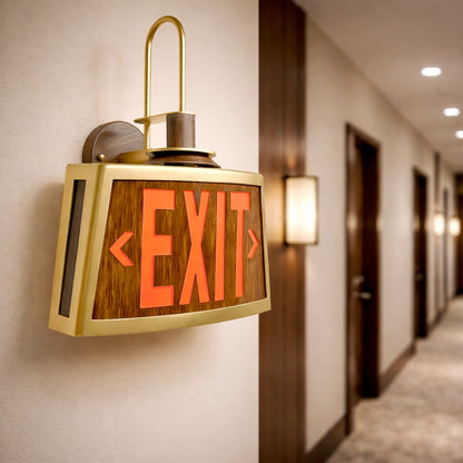 Belnap Gooseneck Exit Sign