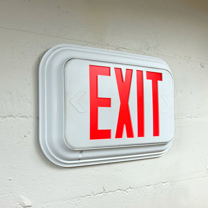 Custom Round Mold Exit Sign