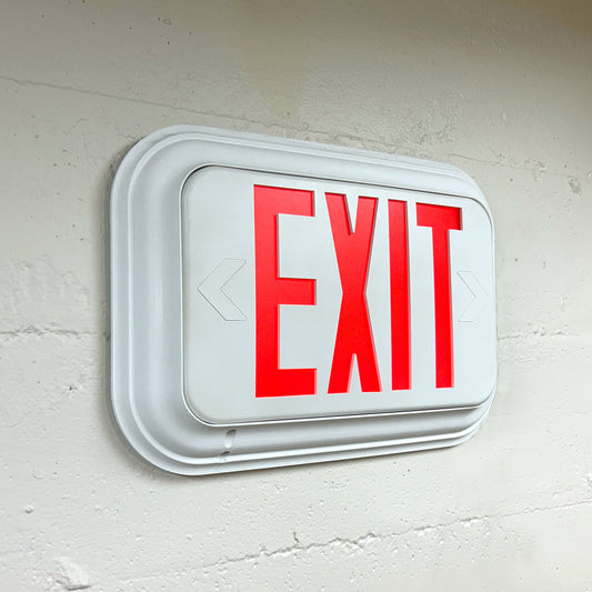 Custom Round Mold Exit Sign