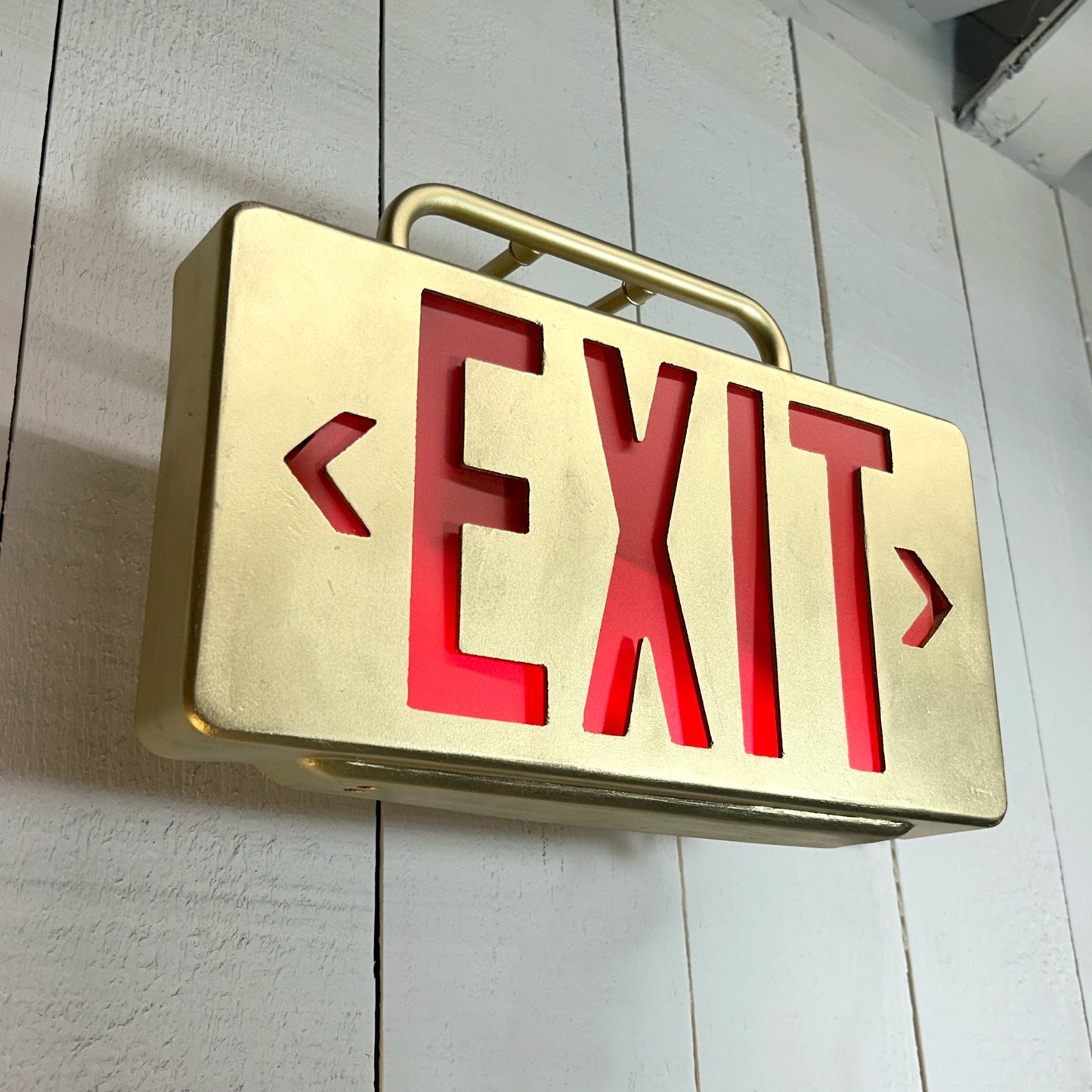 Double Stanley Exit Sign