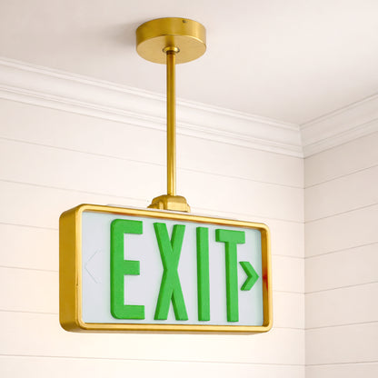 Simple Elegant Exit Sign