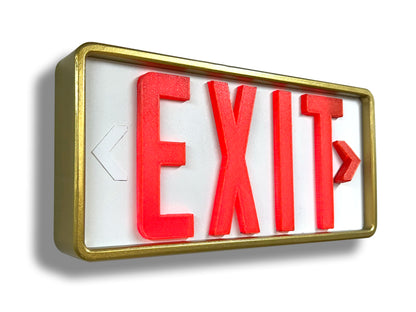 Simple Elegant Exit Sign