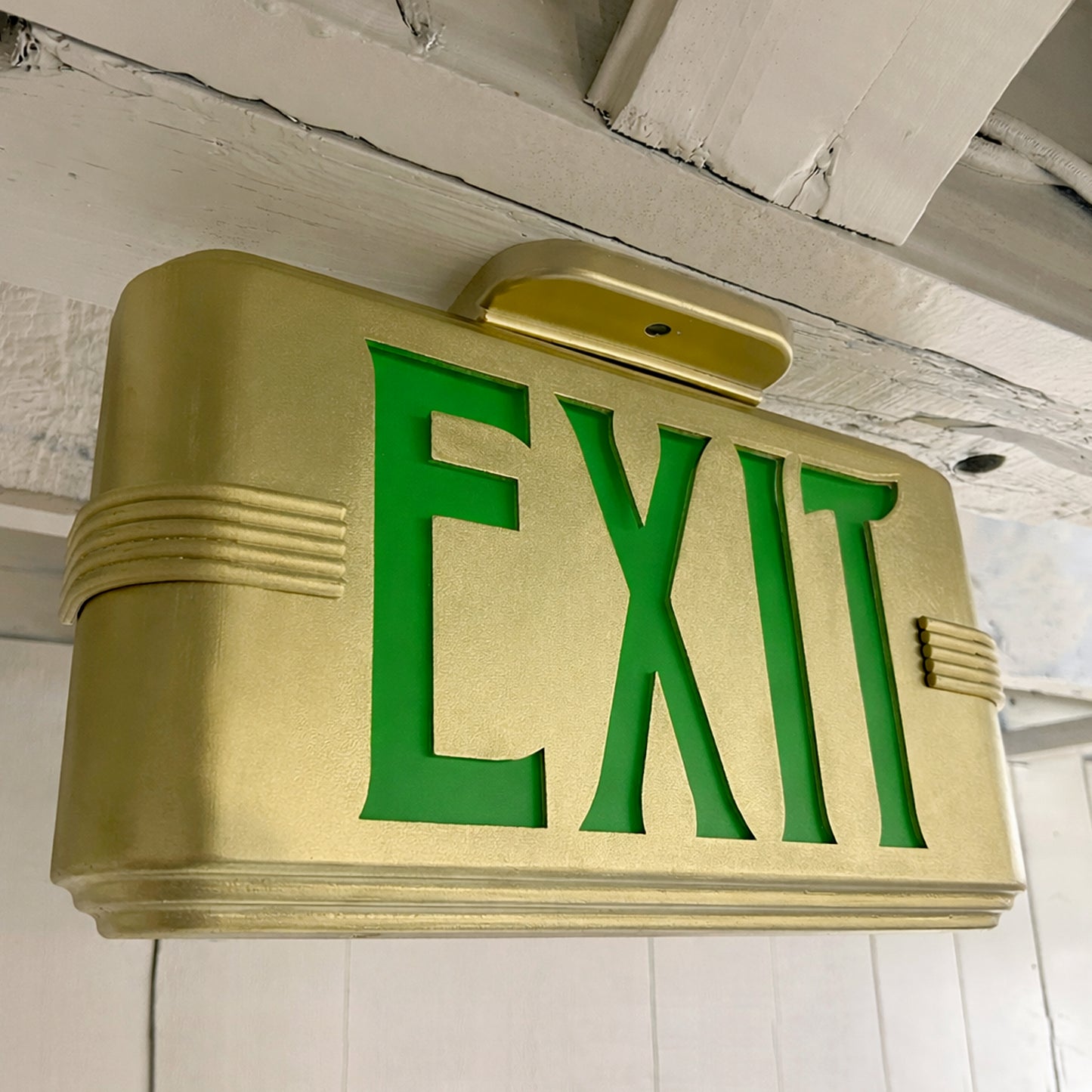 Hollywood Deco Exit Sign