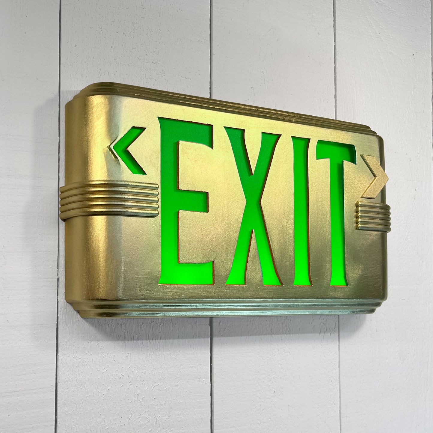 Hollywood Deco Exit Sign