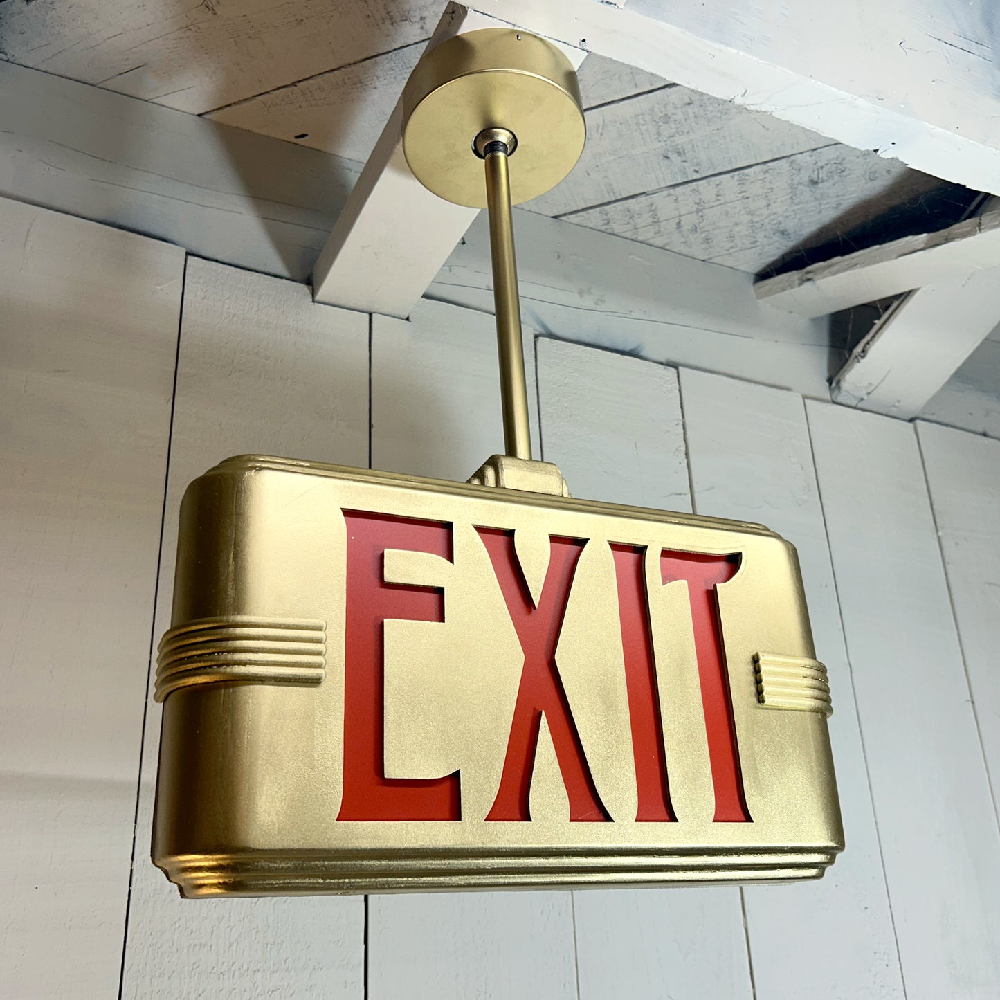 Hollywood Deco Exit Sign
