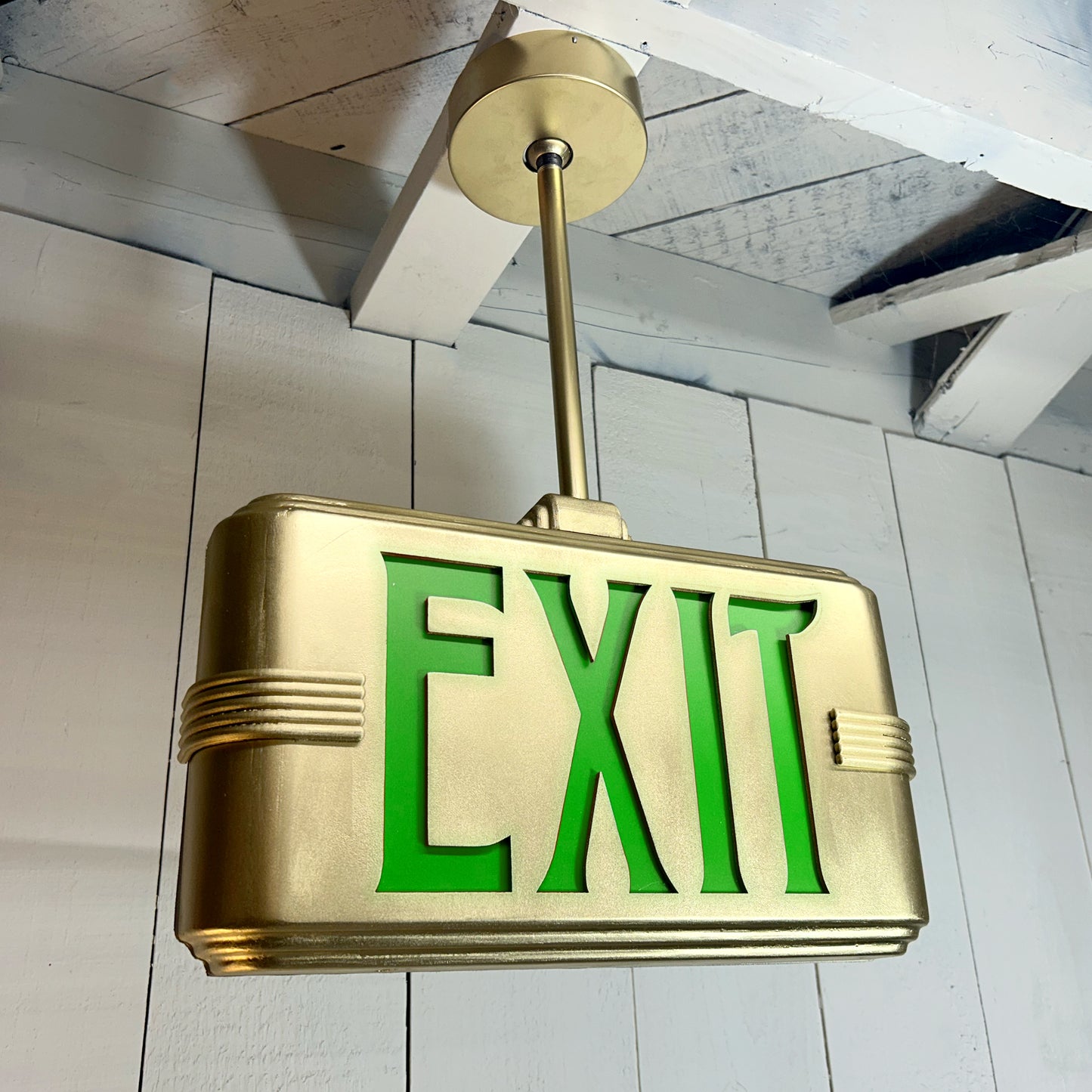 Hollywood Deco Exit Sign