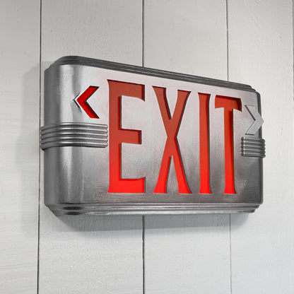 Hollywood Deco Exit Sign