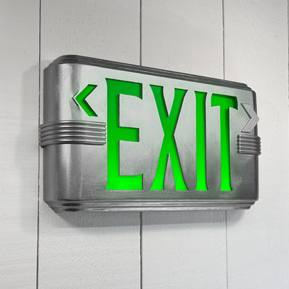 Hollywood Deco Exit Sign