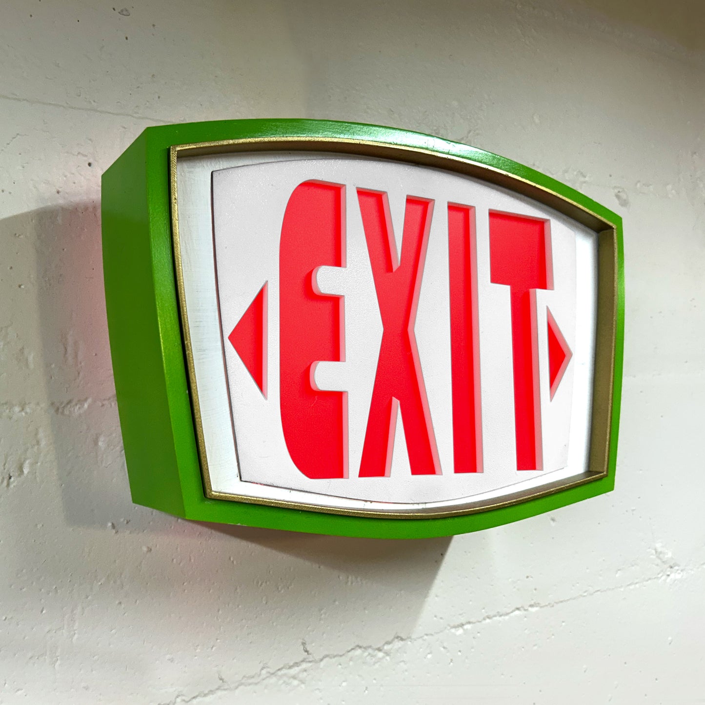 Mid-Century Modern Exit sign