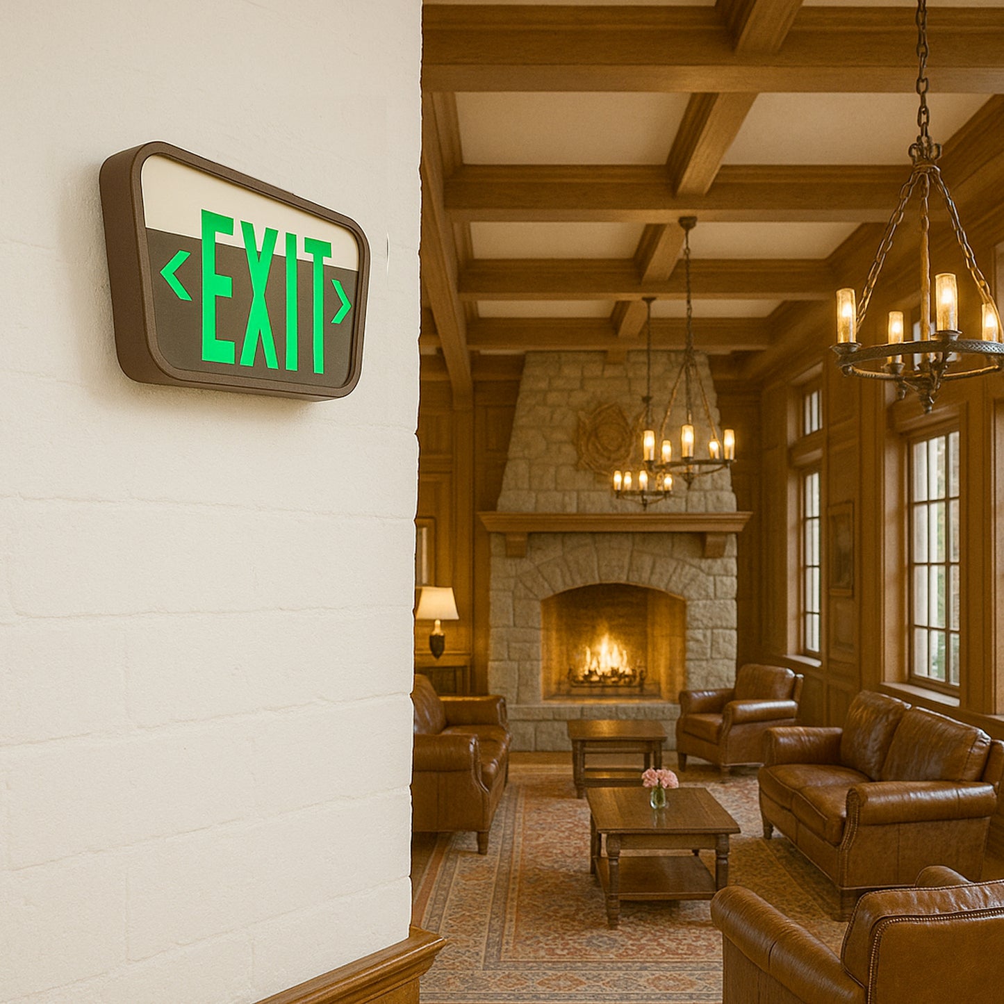 National Forest Service Exit Sign