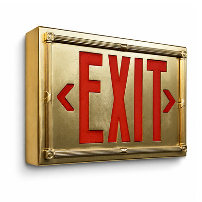 Vintage 20's Theatre Exit Sign