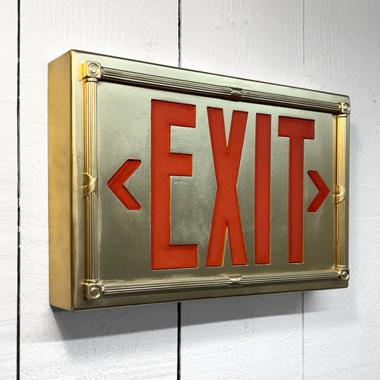 Vintage 20's Theatre Exit Sign