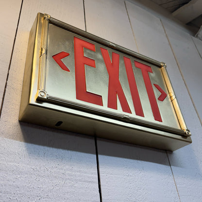 Vintage 20's Theatre Exit Sign