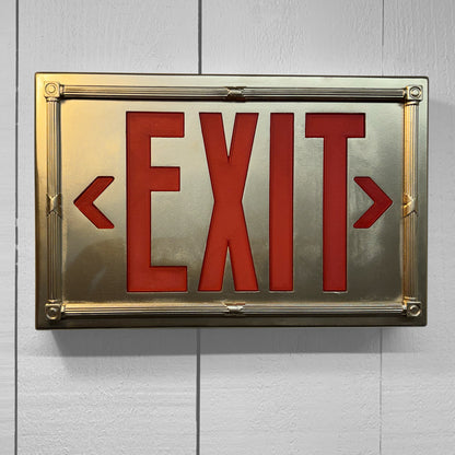 Vintage 20's Theatre Exit Sign