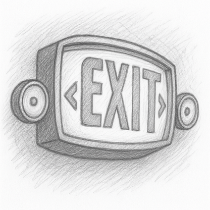 Emergency Lighting - Add-on for Flamsted Exit Signs