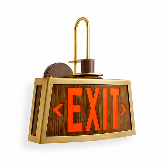 Belnap Gooseneck Exit Sign