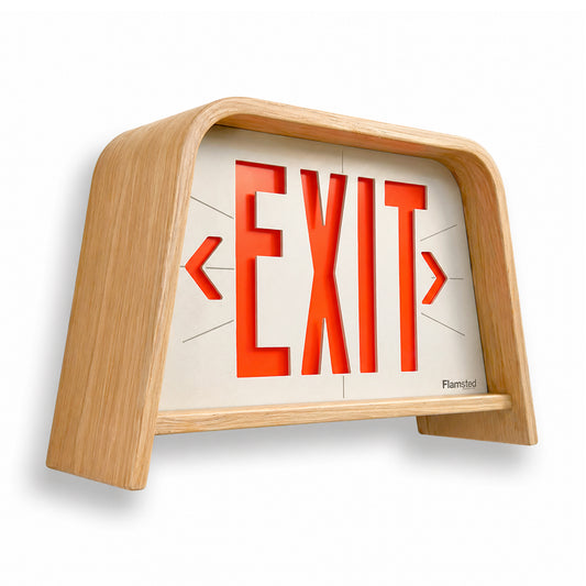 Electra Revival  - Mid-Century Modern Exit Sign