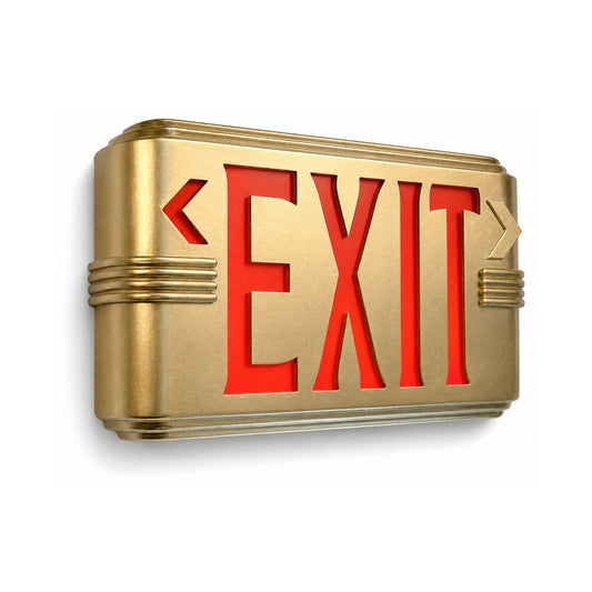 Hollywood Art Deco Exit Sign