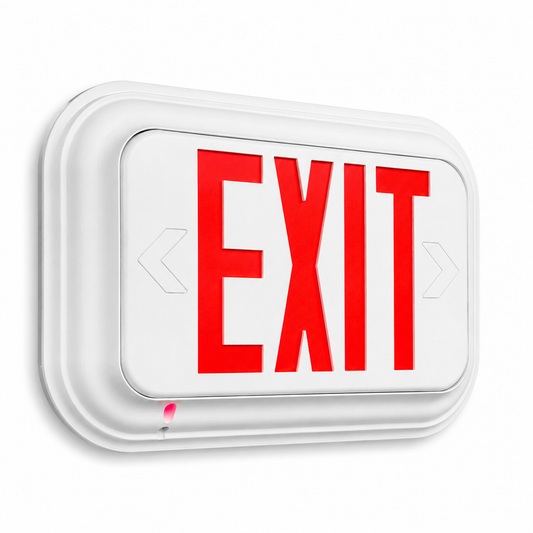 Rounded Crown Molding Exit Sign