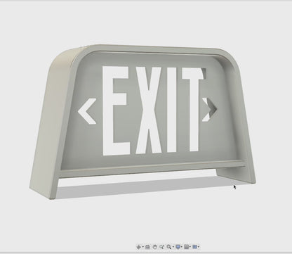 Electra Revival Exit Sign